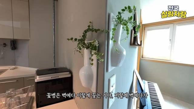 꽃병은 벽에 꽂는다 — 전국살림자랑 ep.14 10:27 장면
