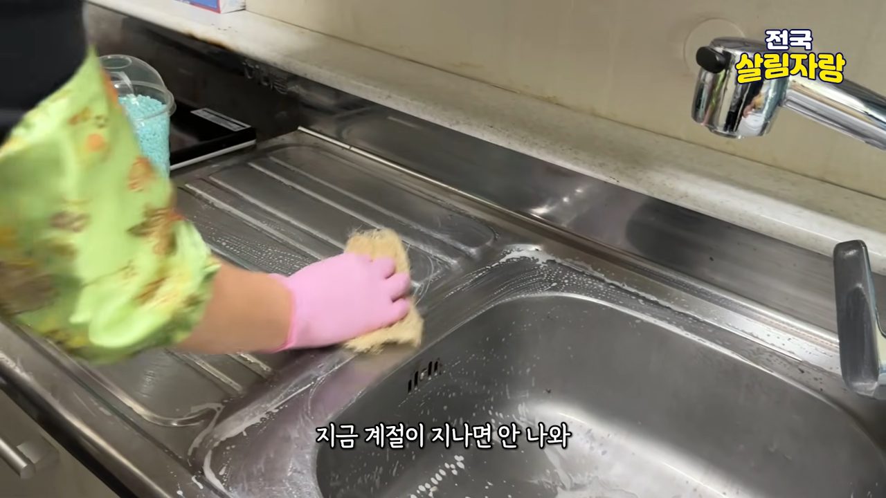 토깽이 아줌마의 수세미 꿀팁 ② 제철에 사 둔다 — 전국살림자랑 ep.2 9:48 장면
